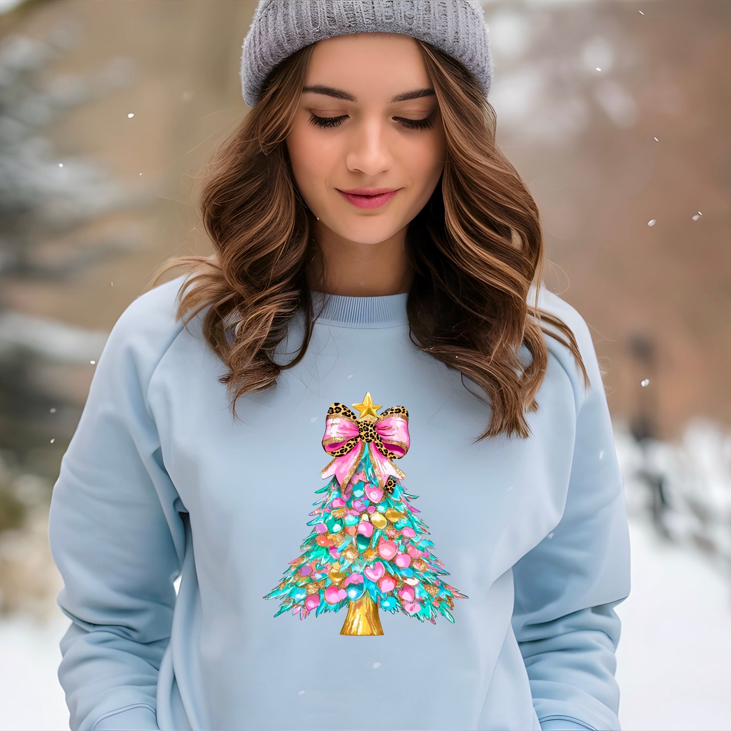 Rainbow Christmas Tree Sweatshirt