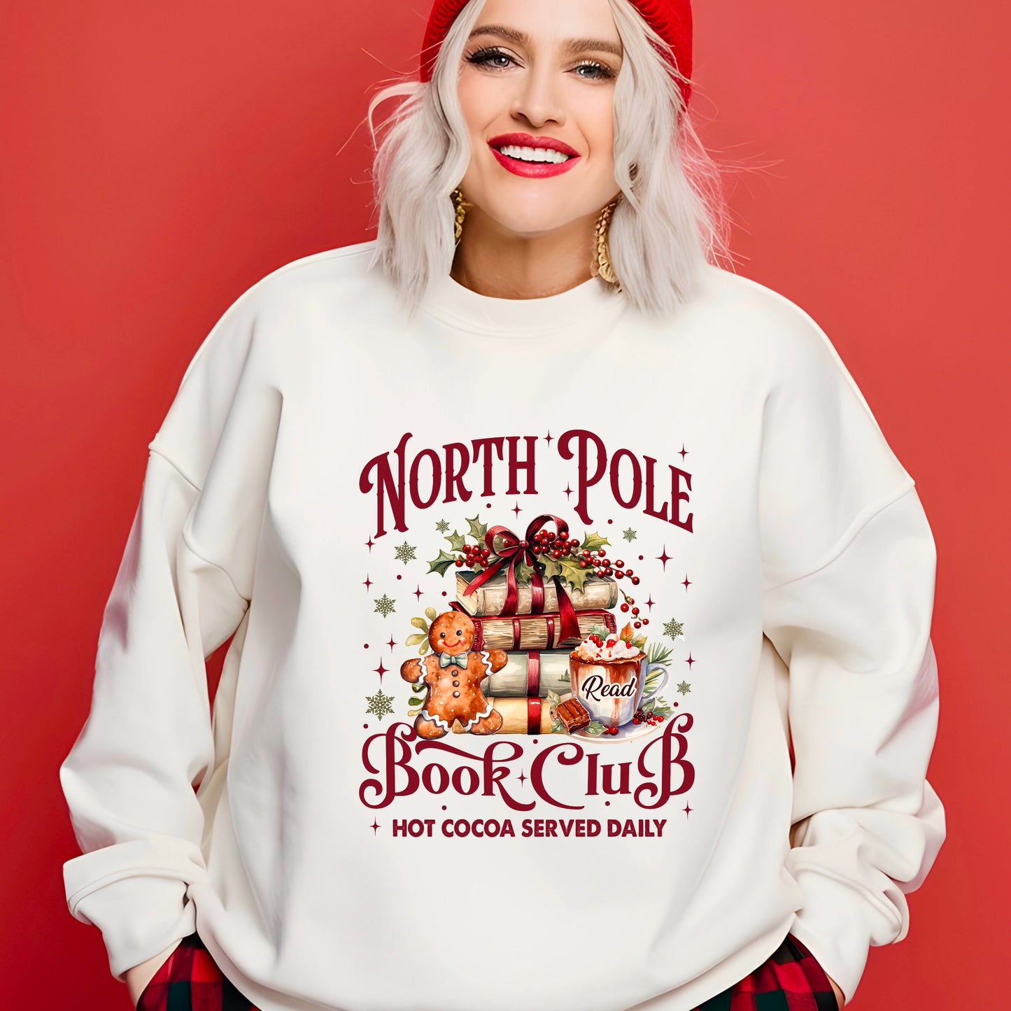 North Pole Book Club Sweatshirt