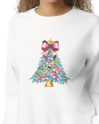 Rainbow Christmas Tree Sweatshirt