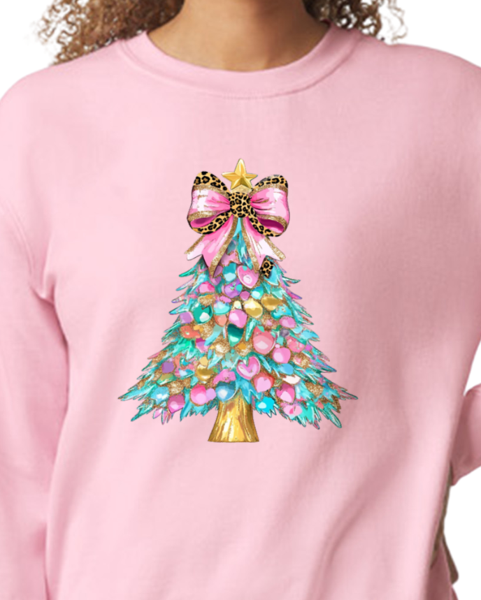 Rainbow Christmas Tree Sweatshirt