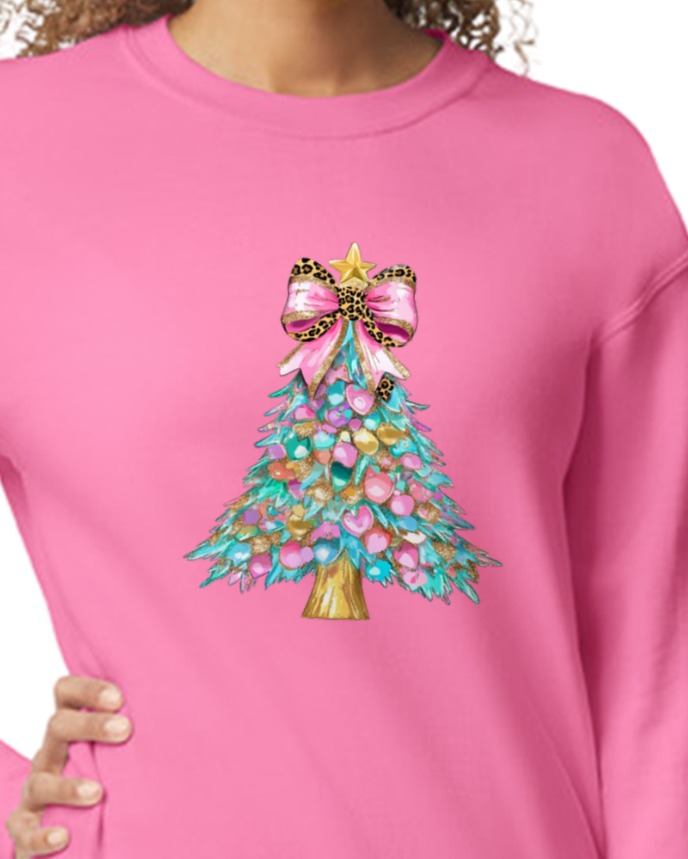 Rainbow Christmas Tree Sweatshirt