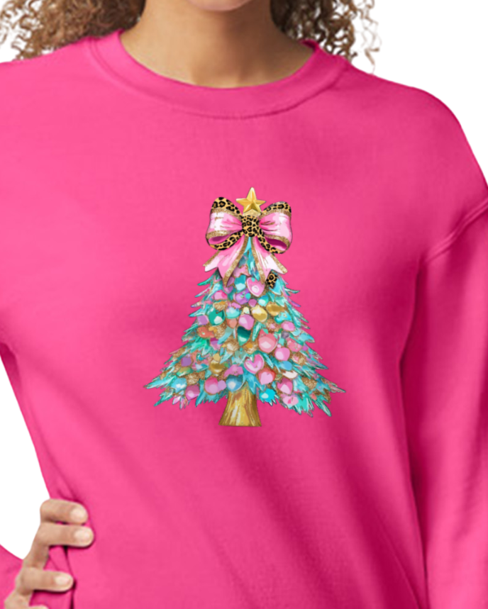 Rainbow Christmas Tree Sweatshirt