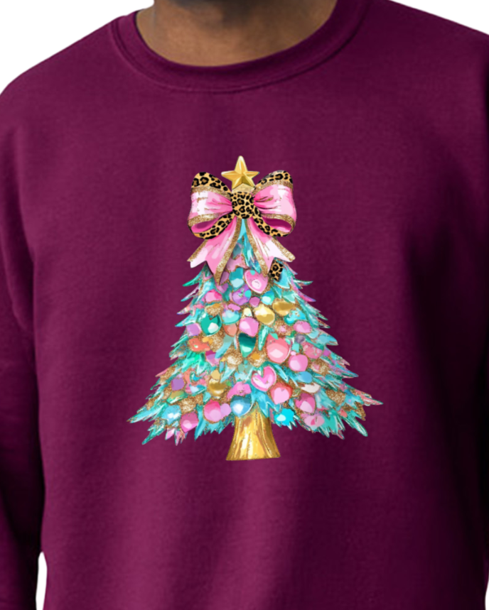 Rainbow Christmas Tree Sweatshirt