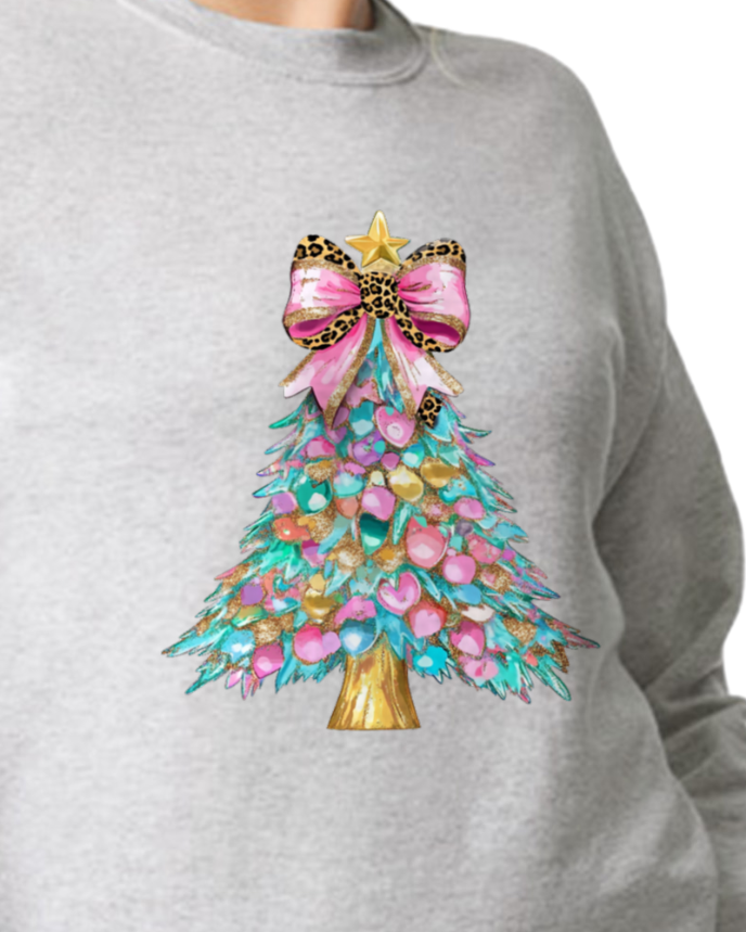 Rainbow Christmas Tree Sweatshirt