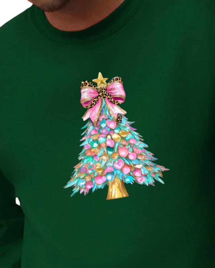 Rainbow Christmas Tree Sweatshirt